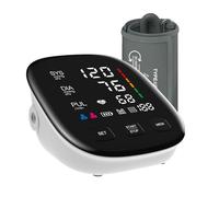 Blood Pressure Monitors Automatic Upper Arm BP Machine for Home Use | with Large Digital LED Display, Adjustable Blood Pressure Cuff 22-42CM, BP Monitor with USB Cable, 2 Users *199 Memory