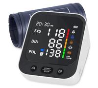 Blood Pressure Monitors CE Approved UK, Mldnld Monitor Upper Arm for Home Use with 3.7-inch HD Screen Display Heart Rate Detection 2 Users*199 Memories, BP Cuff 22-42cm