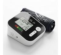 Blood Pressure Monitors Large Cuff Size 22cm to 32cm - Blood Pressure Machine with Cuff for Upper Arm - Heart Rate Hypertension Monitor - Blood-Pressure Monitor with LCD Display - Black