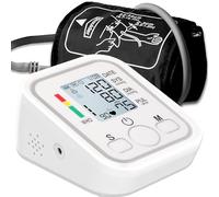 Blood Pressure Monitors Large Cuff Size 22cm to 36cm - Blood Pressure Machine with Cuff for Upper Arm - Heart Rate Hypertension Monitor - Blood-Pressure Monitor with LCD Display - No Cable & Batt.