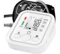 Blood Pressure Monitors Large Cuff Size 22cm to 36cm - Blood Pressure Machine with Cuff for Upper Arm - Heart Rate Hypertension Monitor - Blood-Pressure Monitor with LCD Display - No Cable & Batt.