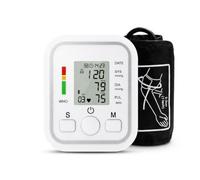 Blood Pressure Monitors Large Cuff Size 22cm to 46cm - Blood Pressure Machine with Cuff for Upper Arm - Heart Rate Hypertension Monitor for Home Use (White)