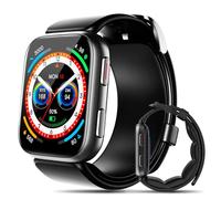 Blood Pressure Smart Watch,1.95'' Smart Watch with Air Pump Cuff, Blood Pressure Monitor Watch with Sleep Heart Rate Monitor, Pedometer, Blood Pressure Watch Supports Data Sharing, Reminder Monitoring