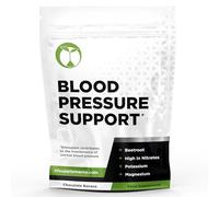 Blood Pressure Support Powder | 2000mg Beetroot 6% Nitrates, 500mg Potassium Citrate, 160mg Magnesium Taurate & Red Clover | 30 Servings | Chocolate Banana Flavour (30 Servings, Chocolate Banana)