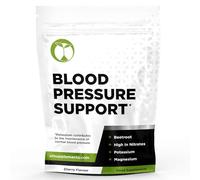 Blood Pressure Support Powder | 2000mg Beetroot 6% Nitrates, 500mg Potassium Citrate, 160mg Magnesium Taurate & Red Clover | 30 Servings | Cherry Flavour | NF Supplements (30 Servings, Cherry)