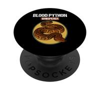 Blood Python Whisperer Blood Pythons Blood Python PopSockets Adhesive PopGrip