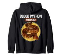 Blood Python Whisperer Blood Pythons Blood Python Zip Hoodie