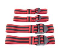 Blood Restriction Bands Adjustable Occlusion Bands Portable Fabric Resistance Bands 4PCS Red Hip Band Gain Fast Muscle Bands Adjustable Exercise Booty Bands