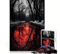 Blood River Jigsaw Puzzles for Adults 1000 Piece Thought Training Slow Leisure Uniform Cut Xmas Present (38X52CM)