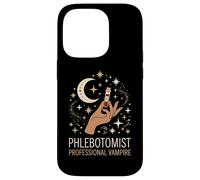Blood Sample Phlebotomist Professional Vampire Laboratory Case for iPhone 14 Pro