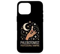 Blood Sample Phlebotomist Professional Vampire Laboratory Case for iPhone 16 Pro Max