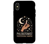 Blood Sample Phlebotomist Professional Vampire Laboratory Case for iPhone X/XS
