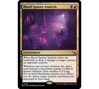 Blood Spatter Analysis (foil) | Murders at Karlov Manor