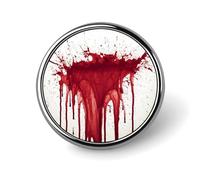 Blood Splash Backpack Pin Cute Brooch Decoration Brooches for Women Mens Lapel Pins for Suits Fashion Button Badges for Hat Backpacks Purses Jackets Shirt Suit Lapels-Square