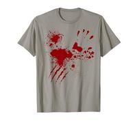 Blood Splatter Funny Halloween Bloodstained Costume Gag T-Shirt