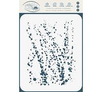 Blood Splatter Stencil, 11.4 x 15 cm (S) - Spatter Splash Streaks Liquid Paint Ink Spot Blot Stencils for Painting Template