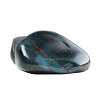 Blood Stone Healing Crystal Stones, 1.25-2.0" Large Reiki Healing Gemstones Natural Tumbled Polished Stones for Energy Witchcraft Therapy Meditation