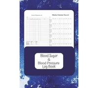 Blood Sugar & Blood Pressure Log Book: Daily Tracker for Diabetes, Hypertension, Meals & Notes | 6x9 inches | 120 Pages | Health Journal