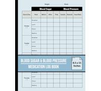 Blood Sugar & Blood Pressure Log Book Large Print: 2 In 1 Weekly Diabetes and Hypertension Tracke, Blood Sugar Diary , Easy Monitoring of Glucose and Pressure Levels