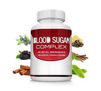 Blood Sugar Complex,Cinnamon, Chromium & Bitter Melon,Herbs Non-GMO, for Men Women,1pcs