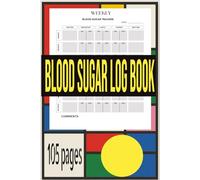 Blood Sugar Log Book: Daily Diabetes Tracker, Medication Record For Type 1 And Type 2 Diabetes...Two Years...6x9 inches.