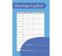 Blood Sugar Log Book: Daily Diabetic Glucose Diary, Insulin and Medication for type 1 and type 2 Diabetes - 2 Years Tracker
