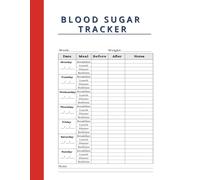 Blood Sugar Log Book: Diabetes Tracker for Daily Glucose Monitoring (120 Pages, 8.5x11 Inch): Diabetes Journal for Tracking Blood Sugar, Insulin, Carbs & Health Goals - Simple & Easy-to-Use Layout