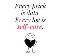 Blood Sugar Log Book: Motivational Daily Glucose Tracking for 52 Weeks - One Year, 4-Time Before and After Meals, for Diabetics