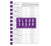 Blood Sugar Log Book: Pocket Size 4x6 Inches | Compact Diabetic Logbook | 100 Pages for Daily Glucose, Insulin, and Health Tracking