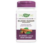Nature's Way Supplement Blood Sugar Manager Gymnema & GTF Chromium 90 Capsules