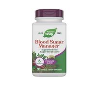 Nature's Way Supplement Blood Sugar Manager Gymnema & GTF Chromium 90 Capsules