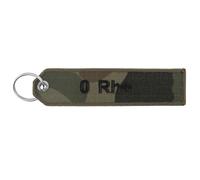 Blood type 0 Rh+ keychain - wz.93 Pantera PL Woodland