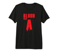 Blood Type A Rhesus Factor Blood Group Heart Premium T-Shirt