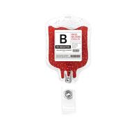 Blood Type Badge Holder for Healthcare, Type B