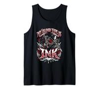 Blood Type is Ink Tattoo Lover Inked Ink Addict Tank Top