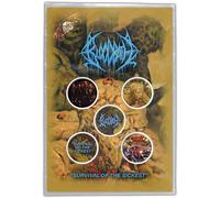 Bloodbath Survival Of The Sickest Album Badge (Pack of 5) Bloodbath Multicolor