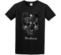 Bloodborne Game Grant Poster for Funny Novelty Cotton T Shirt Mens Black XL