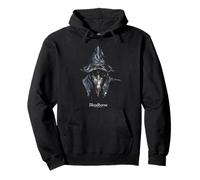 Bloodborne Hunter Portrait with Logo Dark Video Game Pullover Hoodie