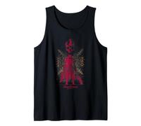 Bloodborne Hunter Skull & Silhouette with Runes Video Game Tank Top