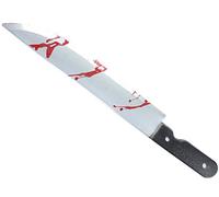 Blood Stained Knife Machete Fake Plastic Halloween Prop
