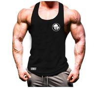 Blooded Spartan Vest Pocket Gym Clothing Bodybuilding Training Workout Exercise MMA Boxing Gift Tank Top (UK, Alpha, XL, Regular, Regular, Black)