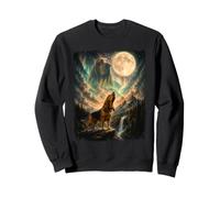Bloodhound Howling At Moon - Bloodhound Lover Dog Dad Sweatshirt