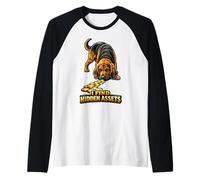 Bloodhound Tracks Down Riches Raglan Baseball Tee