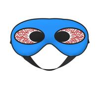 Bloodshot Eyeball Eye Mask Sleep Mask Light BlockBlindfold Night Eyes Cover Soft Pressure-Free Eyeshade with Elastic Strap for Home Travel Office Nap Yoga