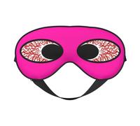 Bloodshot Eyeball Eye Mask Sleep Mask Light BlockBlindfold Night Eyes Cover Soft Pressure-Free Eyeshade with Elastic Strap for Home Travel Office Nap Yoga