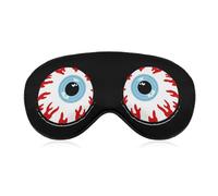 Bloodshot Eyeball Sleep Eye Mask Sleeping Light Blocking Cover Night Blindfold for Travel Nap