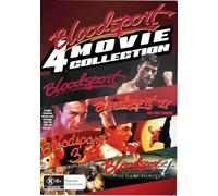Bloodsport 4 Movie Collection Boxset 1-4 The Next Kumit The Dark Kumit DVD