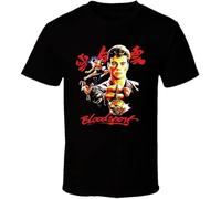 Bloodsport Jean Claude Van Damme T Shirt Black