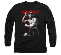 Bloodsport - Rafini (Van Damme) Bloodsport Loud Mouth Unisex Long Sleeve T Shirt, Black, M