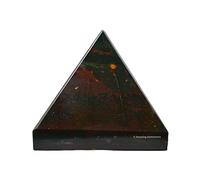 Bloodstone Crystal Pyramid 1 Inch - Premium Crystal Gifts for Healing Crystals Enthusiasts - Meditation, Energy Balancing, and Spiritual Decorative Display Christmas Stocking Gifts